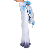 Bait Net American Style Aluminum Ring Monofilament Manual Lightweight Throw Cast Net for Sea Pool