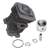 40mm Cylinder Piston Kit Replacement Chainsaw Accessory Parts Fit for Husqvarna 136 137 141 142 - Side View