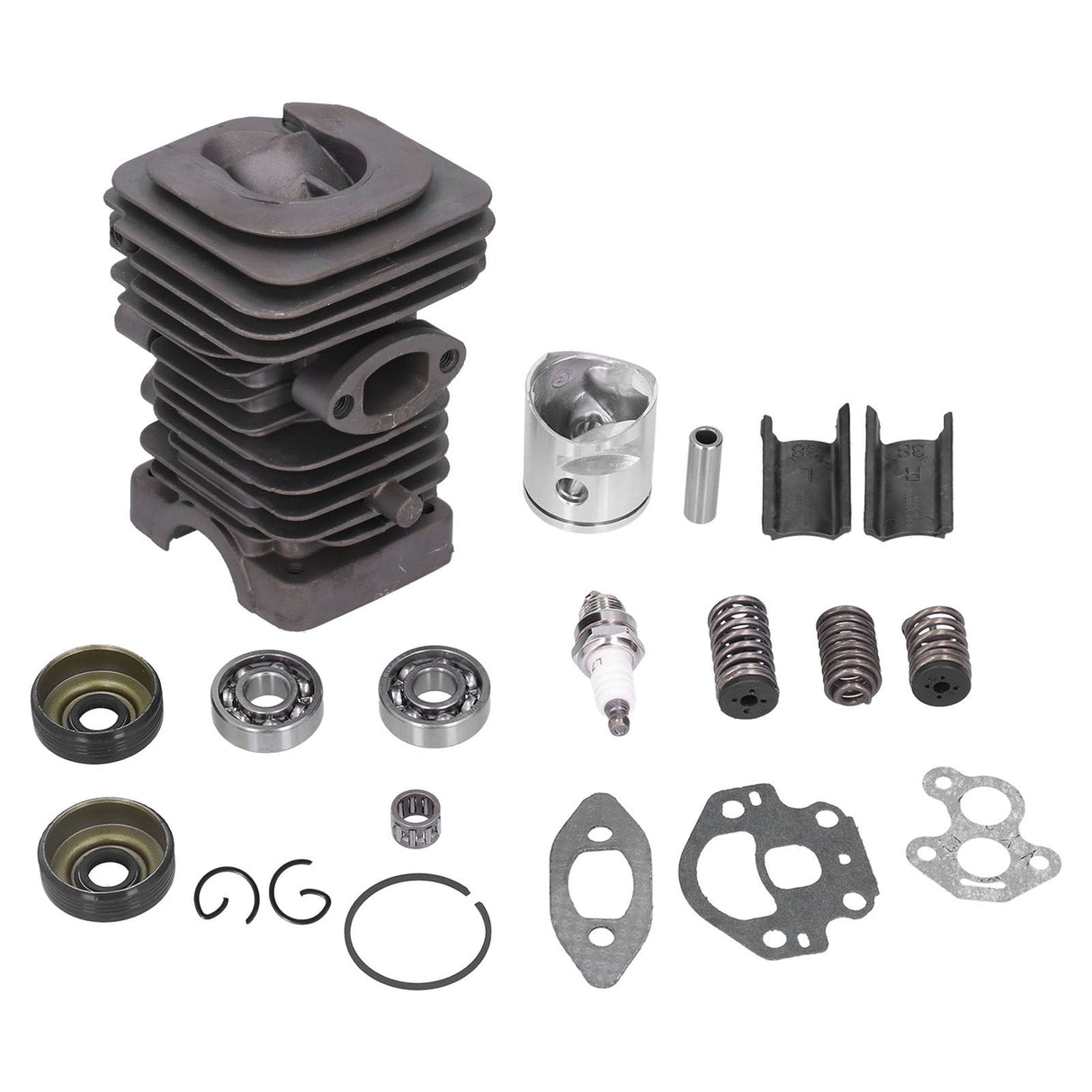 39mm Cylinder Piston Kit Chainsaw Cylinder Needle Bearing Spring Set for Husqvarna 235 236 236E 240 240E