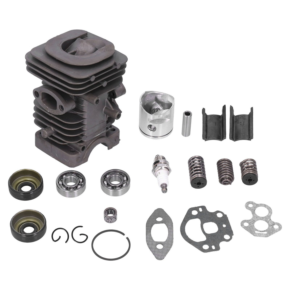 39mm Cylinder Piston Kit Chainsaw Cylinder Needle Bearing Spring Set for Husqvarna 235 236 236E 240 240E