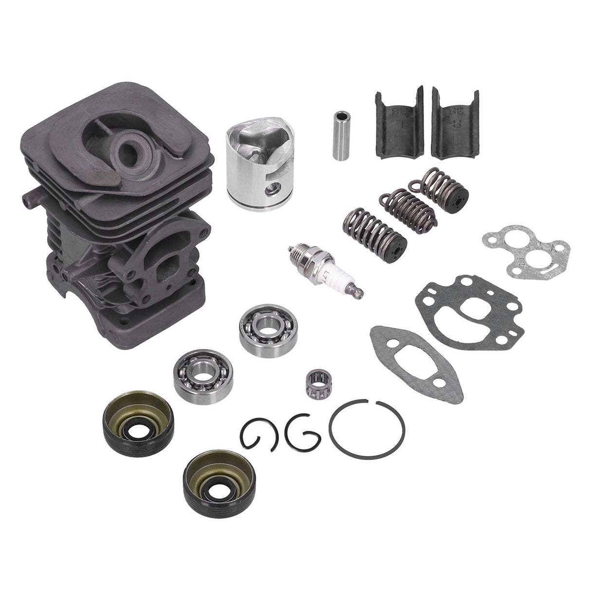 39mm Cylinder Piston Kit Chainsaw Cylinder Needle Bearing Spring Set for Husqvarna 235 236 236E 240 240E