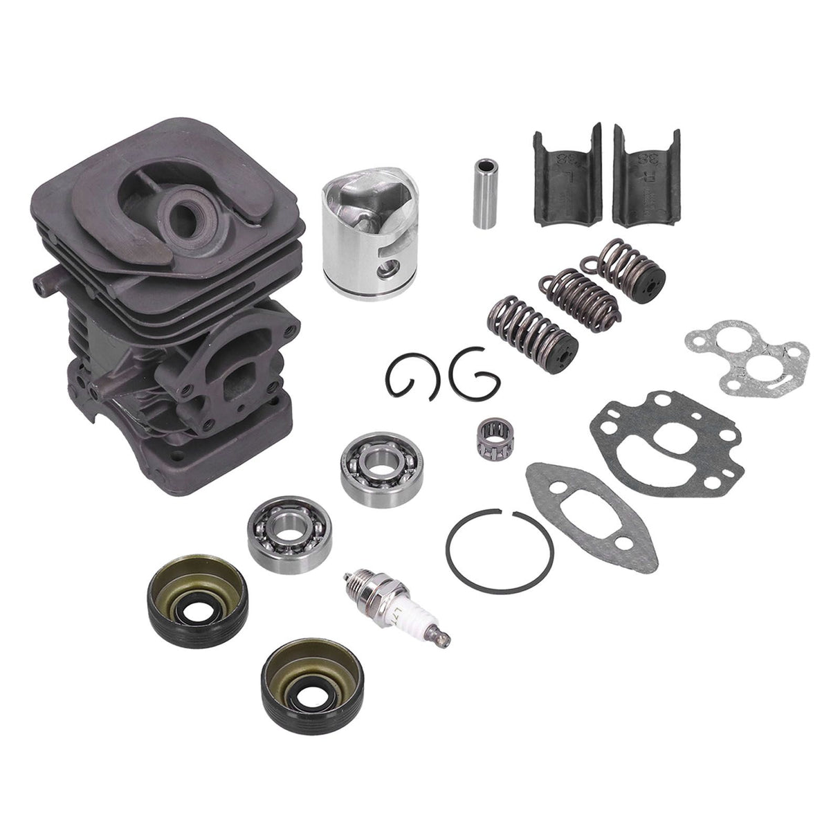 39mm Cylinder Piston Kit Chainsaw Cylinder Needle Bearing Spring Set for Husqvarna 235 236 236E 240 240E