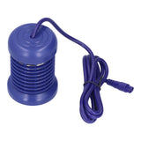 Hydrotherapy Ion Head Detachable Washable Foot Bath Ion Head Detox Array Stainless Steel Ion HeadHerba Blue Double Hole - Front View
