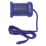 Hydrotherapy Ion Head Detachable Washable Foot Bath Ion Head Detox Array Stainless Steel Ion HeadHerba Blue Double Hole - Rear View