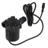 Booster Pump Ceramic Structure DC Brushless Water Pump for Faucet Solar Water Heater Dishwasher12V - Rear View