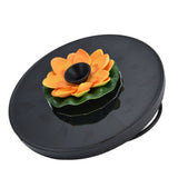 Lotus Solar Fountain Water Pump Floating Mini Solar Powered Water Fountain for Birdbaths Garden Pond Pool Outdoor1 - Rear View