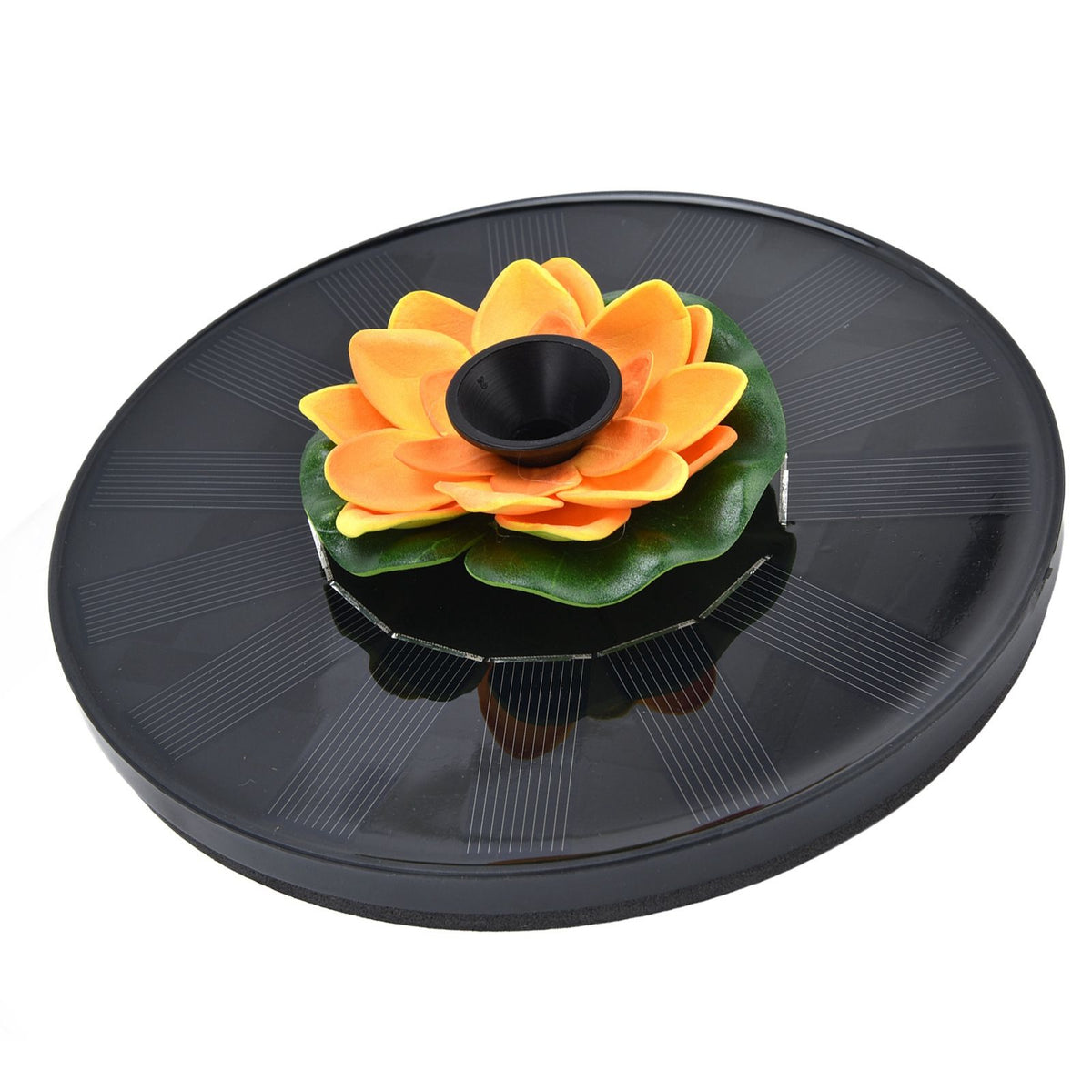 Lotus Solar Fountain Water Pump Floating Mini Solar Powered Water Fountain for Birdbaths Garden Pond Pool Outdoor1