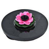 Lotus Solar Fountain Water Pump Floating Mini Solar Powered Water Fountain for Birdbaths Garden Pond Pool Outdoor2 - Side View