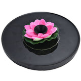 Lotus Solar Fountain Water Pump Floating Mini Solar Powered Water Fountain for Birdbaths Garden Pond Pool Outdoor2 - 45-Degree Angle