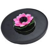 Lotus Solar Fountain Water Pump Floating Mini Solar Powered Water Fountain for Birdbaths Garden Pond Pool Outdoor2 - Rear View