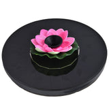 Lotus Solar Fountain Water Pump Floating Mini Solar Powered Water Fountain for Birdbaths Garden Pond Pool Outdoor2 - Close-Up Angle