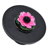 Lotus Solar Fountain Water Pump Floating Mini Solar Powered Water Fountain for Birdbaths Garden Pond Pool Outdoor2