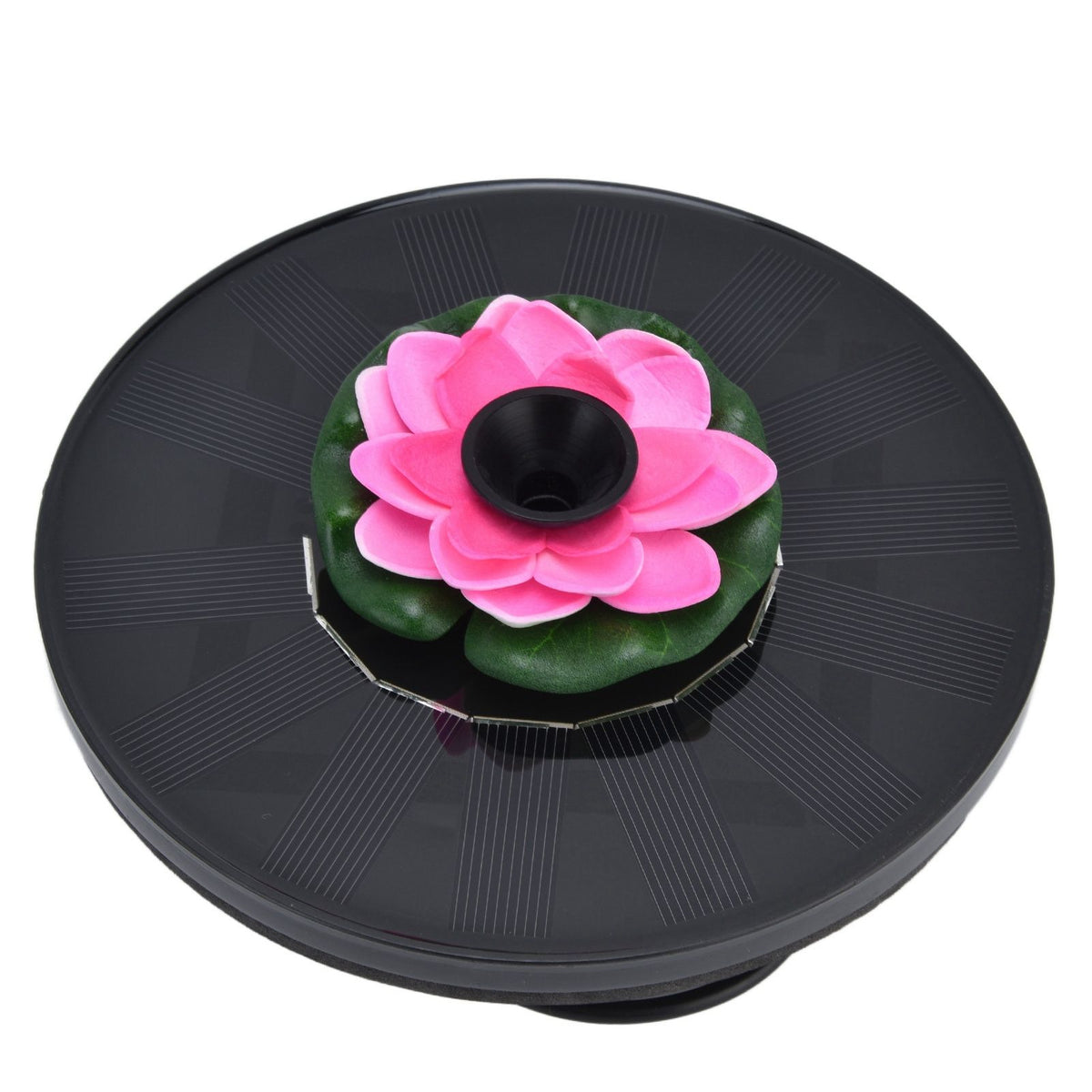 Lotus Solar Fountain Water Pump Floating Mini Solar Powered Water Fountain for Birdbaths Garden Pond Pool Outdoor2