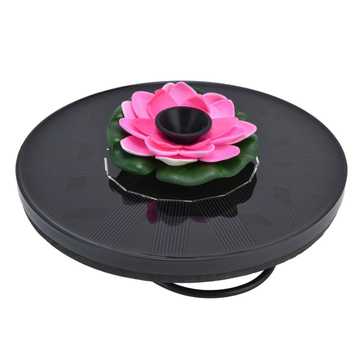 Lotus Solar Fountain Water Pump Floating Mini Solar Powered Water Fountain for Birdbaths Garden Pond Pool Outdoor2