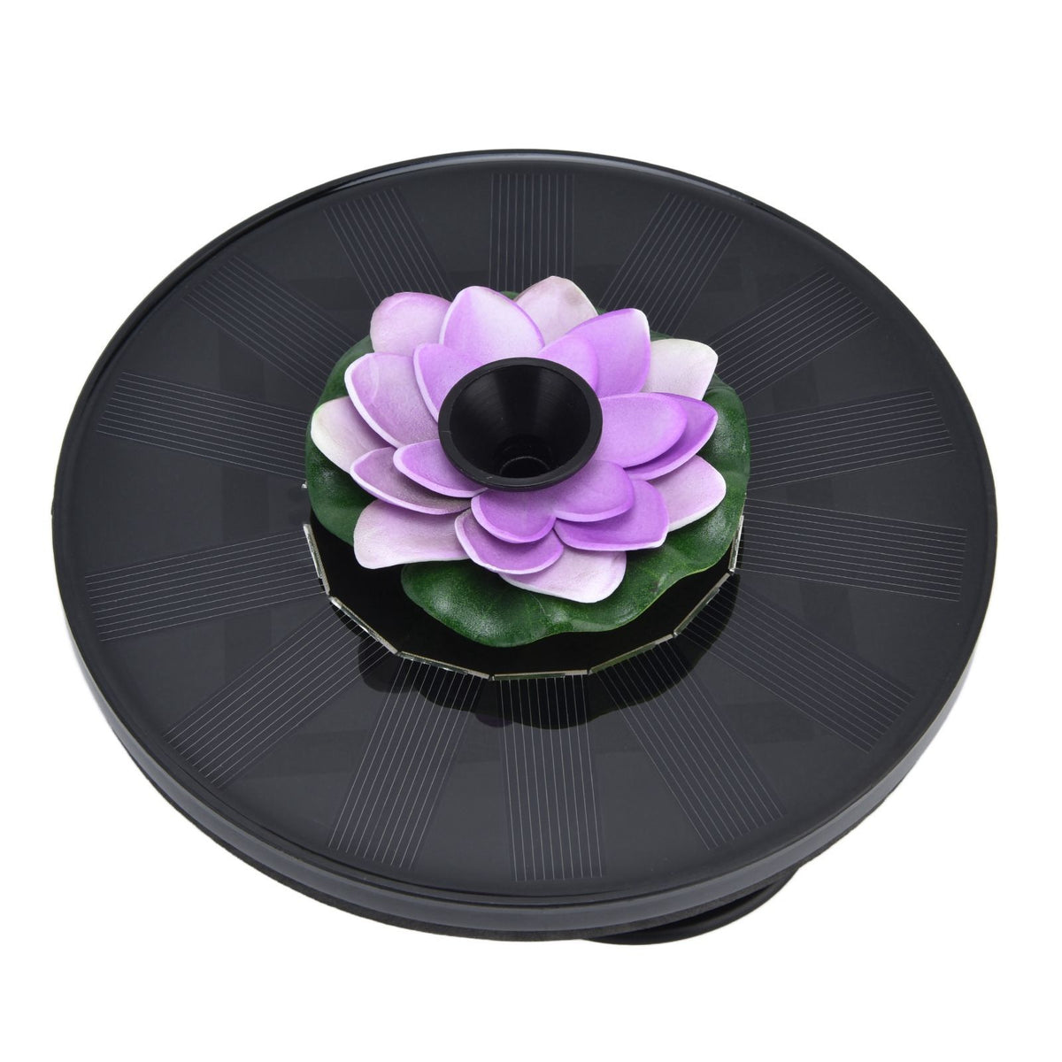 Lotus Solar Fountain Water Pump Floating Mini Solar Powered Water Fountain for Birdbaths Garden Pond Pool Outdoor3