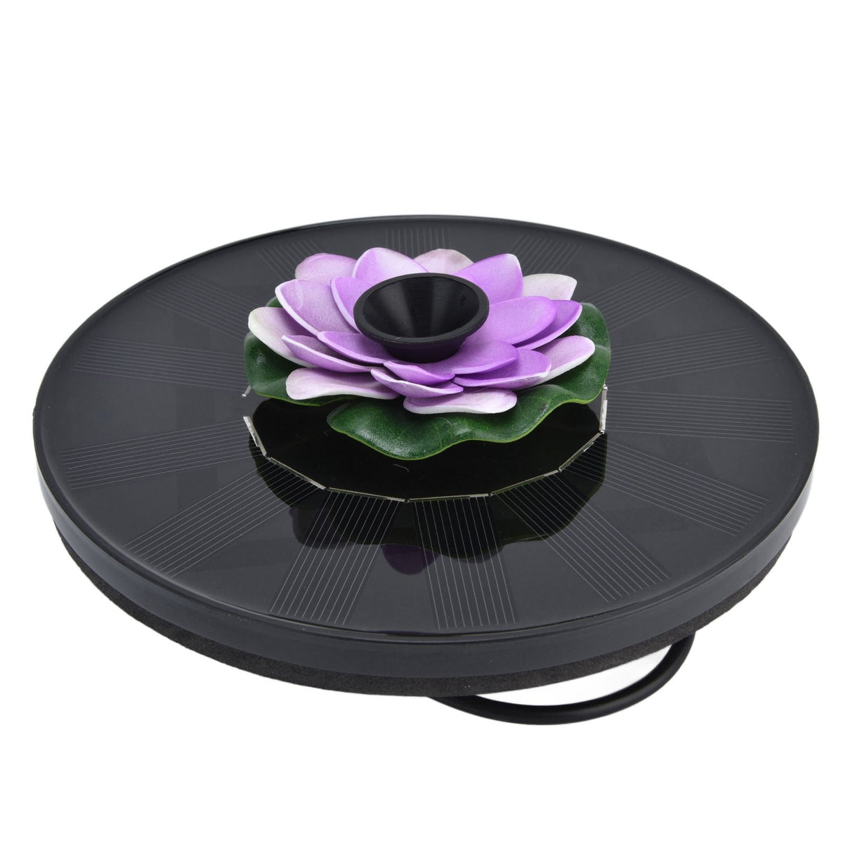 Lotus Solar Fountain Water Pump Floating Mini Solar Powered Water Fountain for Birdbaths Garden Pond Pool Outdoor3