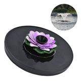 Lotus Solar Fountain Water Pump Floating Mini Solar Powered Water Fountain for Birdbaths Garden Pond Pool Outdoor3