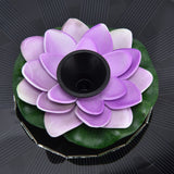 Lotus Solar Fountain Water Pump Floating Mini Solar Powered Water Fountain for Birdbaths Garden Pond Pool Outdoor3 - Extra Image