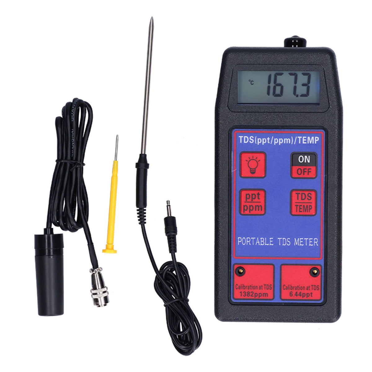 TDS‑8426 2 in 1 TDS Temperature Tester Portable Water Quality Analyzer for Swimming Pool Aquarium Hydroponics