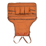 Outdoor Canvas Apron Multifunctional Woodworking Apron for Gardening Camping Barbecue - Front View