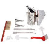 Beekeeping Tool Kit Comb Frame Clip Red Needle Knife Water Feeder Bee Brush Scraper Bee Smoker Queen Bee Catcher