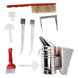 Beekeeping Tool Kit Comb Frame Clip Red Needle Knife Water Feeder Bee Brush Scraper Bee Smoker Queen Bee Catcher - Extra Image