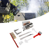 Beekeeping Tool Kit Comb Frame Clip Red Needle Knife Water Feeder Bee Brush Scraper Bee Smoker Queen Bee Catcher - Extra Image