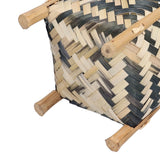 Handwoven Basket Northern Europe Style Bamboo Weaving Plant Basket for Home Decoration - Extra Image