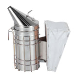 3PCS/Set Beehive Smoker Set Bee Brush Scraper Stainless Steel Smoker Beekeeper Starter Kit for Beekeeping