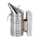 3PCS/Set Beehive Smoker Set Bee Brush Scraper Stainless Steel Smoker Beekeeper Starter Kit for Beekeeping