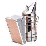 4PCS/Set Beehive Smoker Set Frame Clip Scraper Moxa Cone Stainless Steel Smoker Beekeeper Starter Kit for Beekeeping - Close-Up Angle