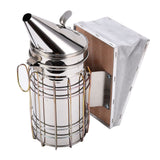 4PCS/Set Beehive Smoker Set Frame Clip Scraper Moxa Cone Stainless Steel Smoker Beekeeper Starter Kit for Beekeeping - Extra Image
