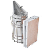 8Pcs/Set Beekeeping Kit Bee Brush Scraper Frame Clip Wire Embedder Beehive Smoker Queen Bee Cage Uncapping Tool - Rear View