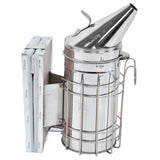 8Pcs/Set Beekeeping Kit Bee Brush Scraper Frame Clip Wire Embedder Beehive Smoker Queen Bee Cage Uncapping Tool