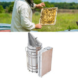 8Pcs/Set Beekeeping Kit Bee Brush Scraper Frame Clip Wire Embedder Beehive Smoker Queen Bee Cage Uncapping Tool