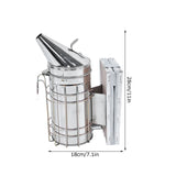 8Pcs/Set Beekeeping Kit Bee Brush Scraper Frame Clip Wire Embedder Beehive Smoker Queen Bee Cage Uncapping Tool