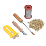 Beekeeping Starter Tools Kit Wire Embedder Beehive Wire Tensioner with Copper Eyelets Iron Wires