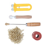 Beekeeping Starter Tools Kit Wire Embedder Beehive Wire Tensioner with Copper Eyelets Iron Wires