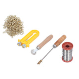 Beekeeping Starter Tools Kit Wire Embedder Beehive Wire Tensioner with Copper Eyelets Iron Wires