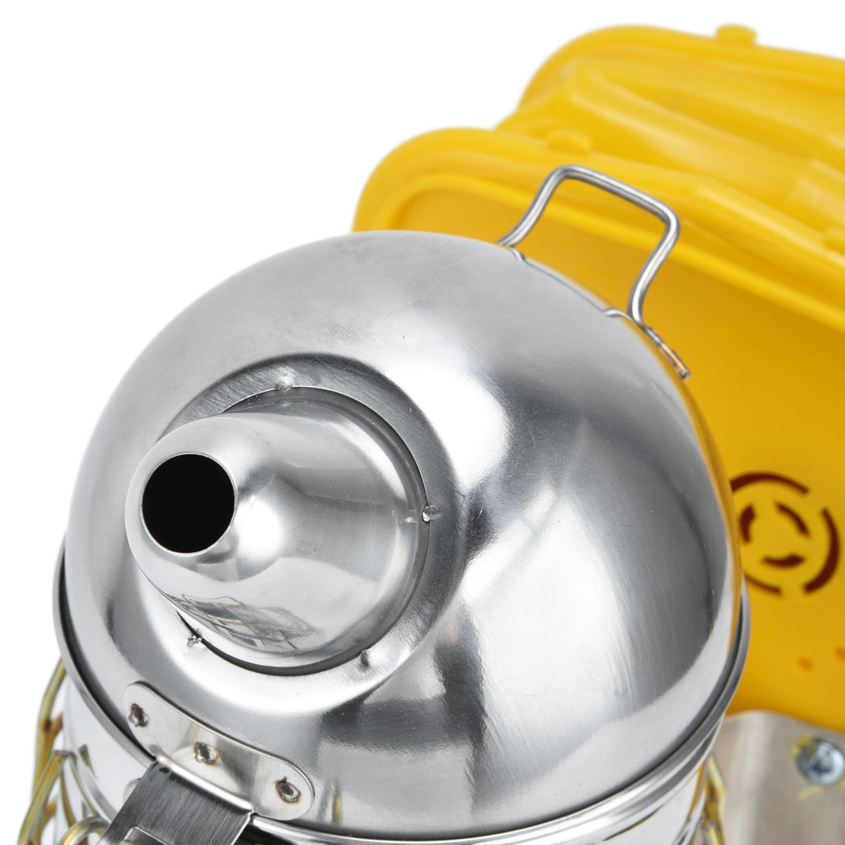Pointed Beehive Smoker with Heat Protection Board Stainless Steel Bee Smoker for Bee House