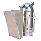 Pointed Beehive Smoker Stainless Steel Beekeeping Equipment Apiculture Tool for Outdoor Bee House