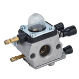 Leaf Blower Carburetor with Adjustment Service Kit 4229 1200 606 for Stihl BG45 BG46 BG55 BG65 BR45C SH55 SH85 - Top-Down View