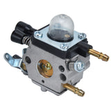 Leaf Blower Carburetor with Adjustment Service Kit 4229 1200 606 for Stihl BG45 BG46 BG55 BG65 BR45C SH55 SH85 - Close-Up Angle
