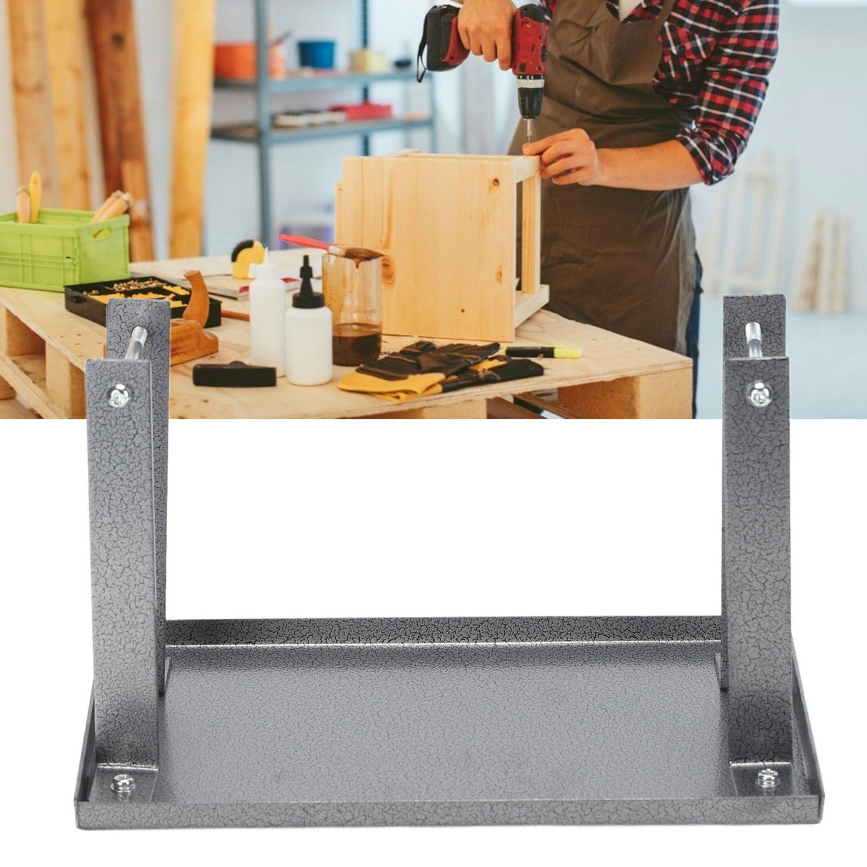Electric Planer Stand Set Multifunction Aluminum Flip Planer Shelf Bracket Woodworking Accessory