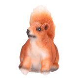 1 Pair Squirrel Resin Figurines Miniature Squirrel Animals Statue Sculpture Ornament for Garden Lawn Decoration - Extra Image