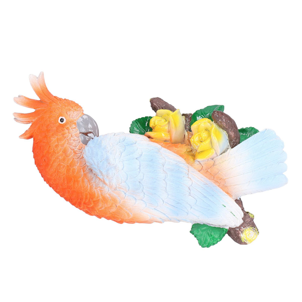 Cockatoo Ornaments Resin Cockatoo Sculptures Decoration for Landscape Home Gardening