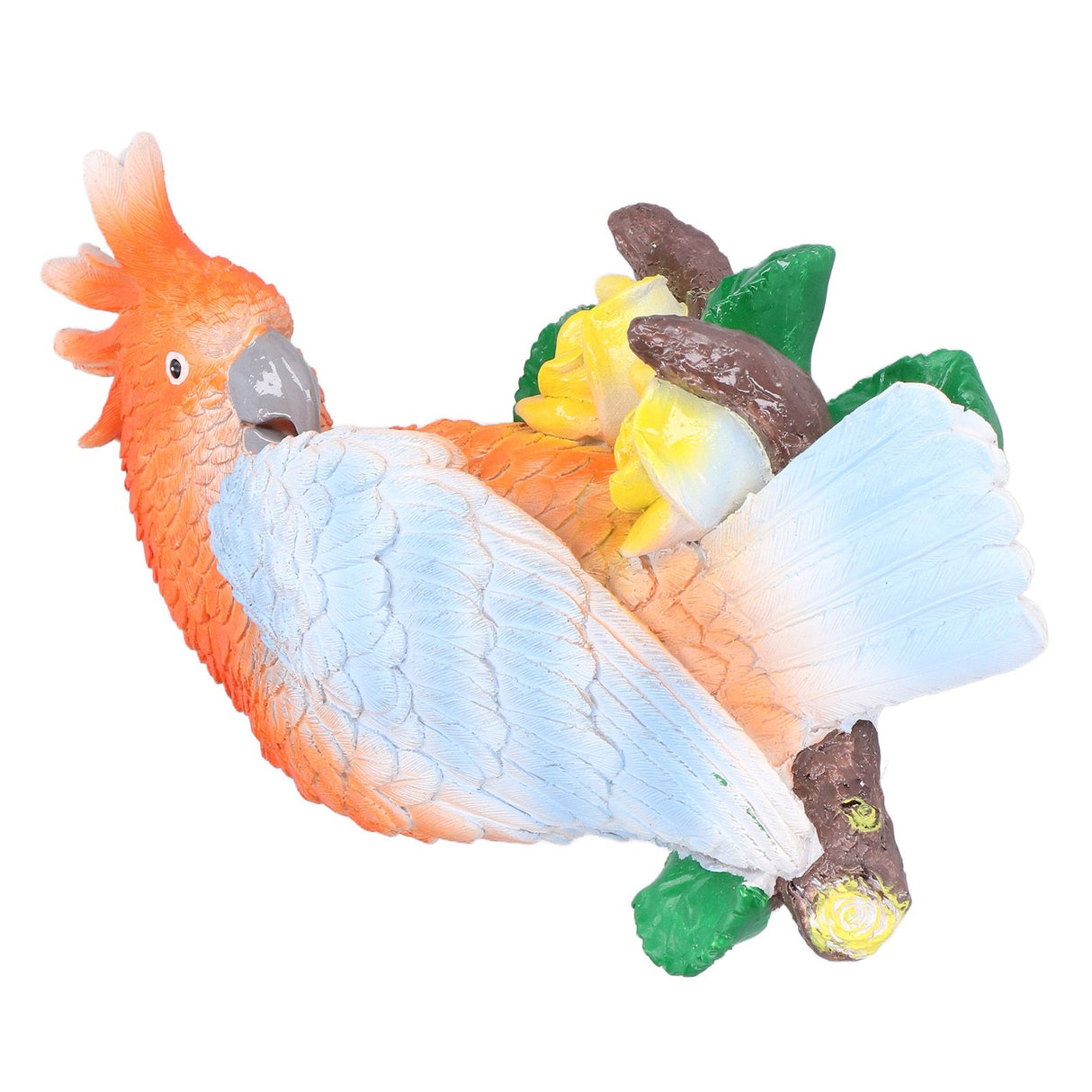 Cockatoo Ornaments Resin Cockatoo Sculptures Decoration for Landscape Home Gardening
