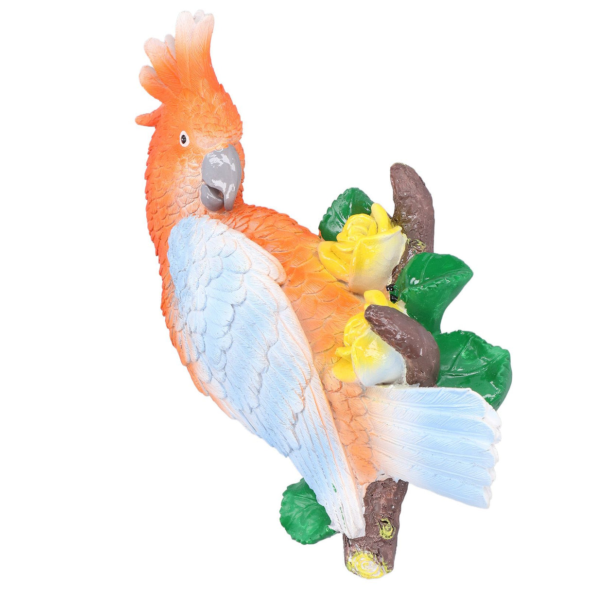 Cockatoo Ornaments Resin Cockatoo Sculptures Decoration for Landscape Home Gardening