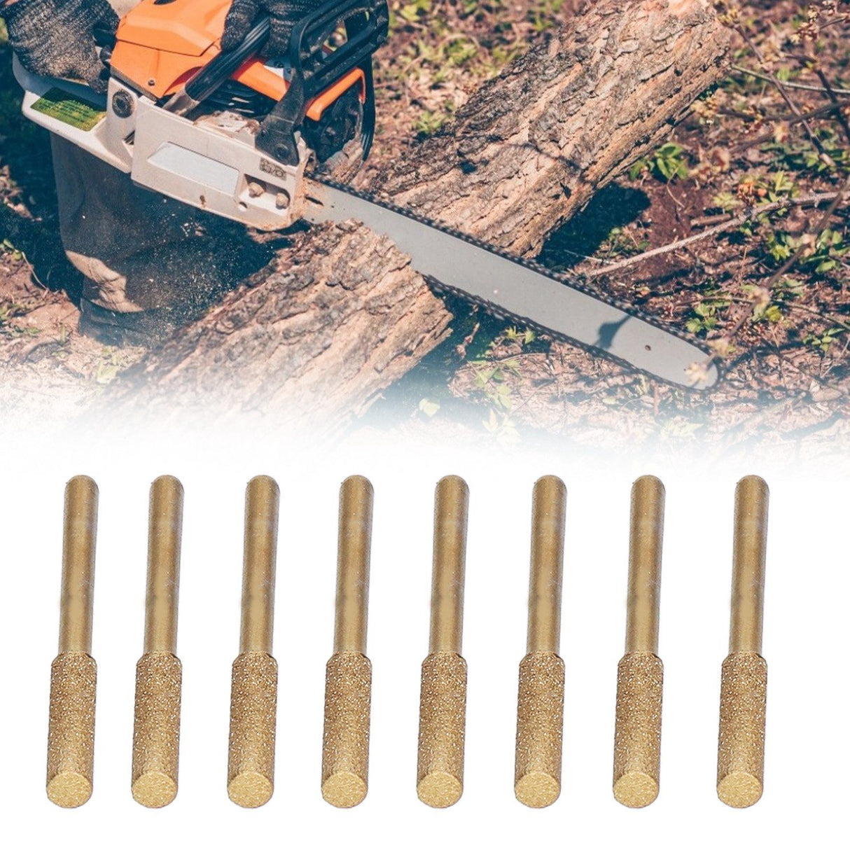 8Pcs Electric Saw Sharpener Easy Installation High Efficiency Metal Polishing Tools for Wood Mold5.5mm