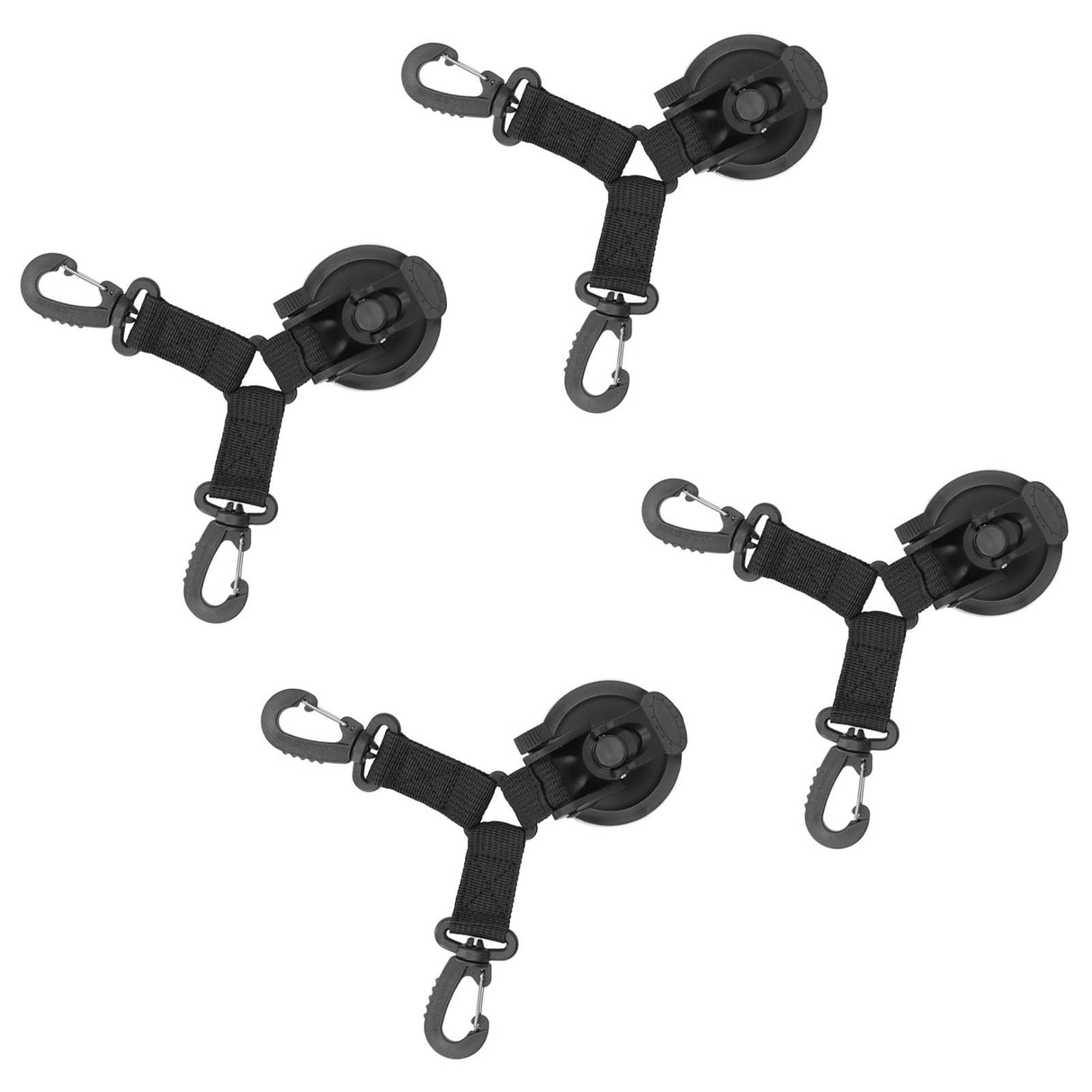 4PCS Suction Cup Anchor Multipurpose Heavy Duty Camping Tent Suction Cup Outdoor Double Head Securing Hook